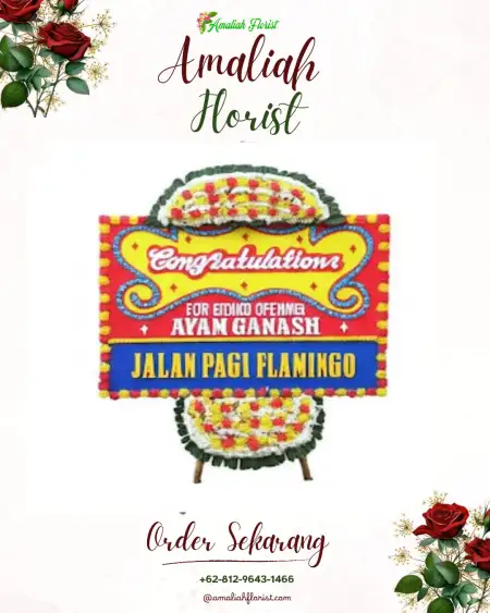 Sewa Papan Bunga 15 Ulu